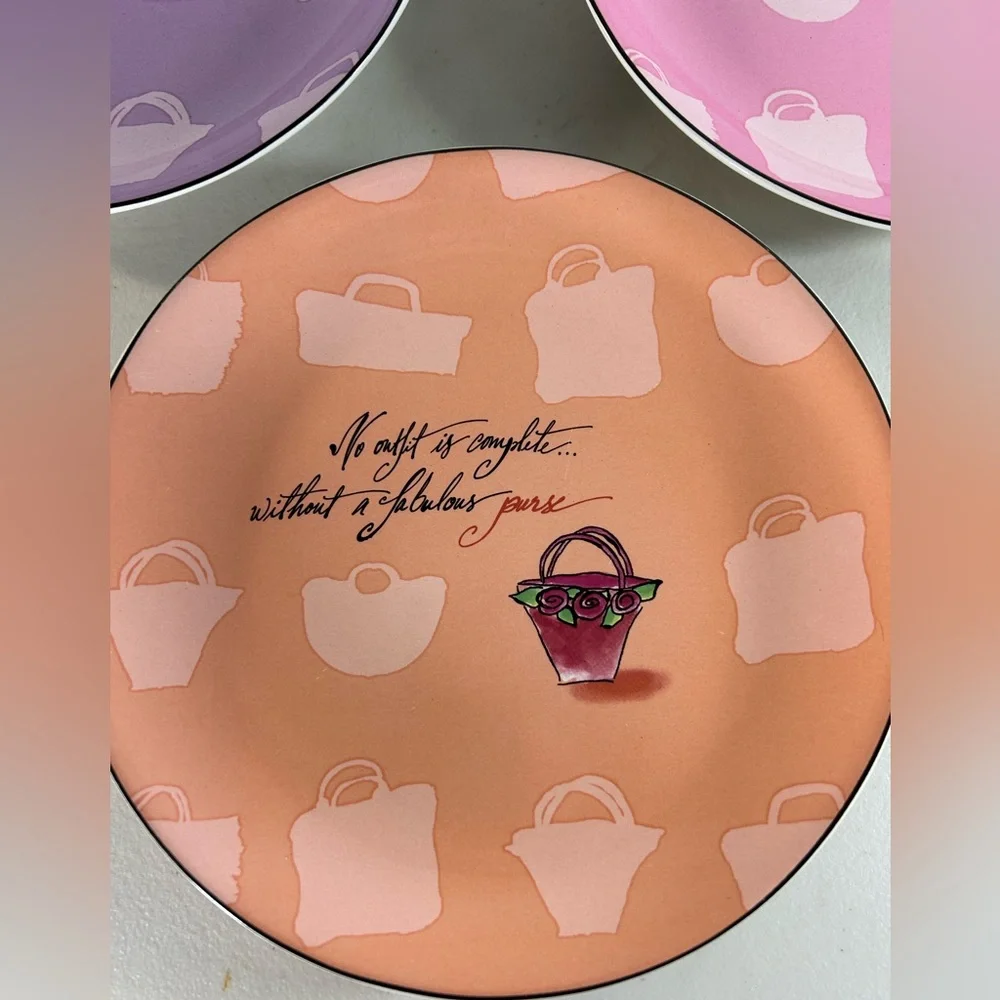 Rosanna 8 inch decorative salad plates